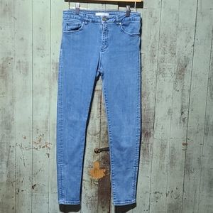 Uterque medium wash skinny jeans
